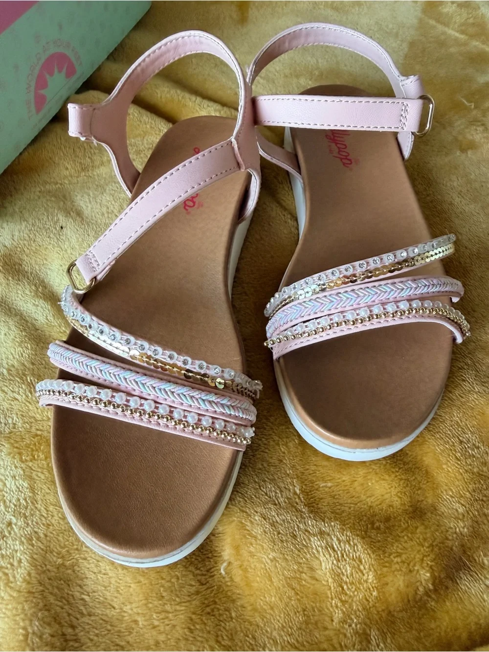 Jellypop Light Pink Girls' Sandal